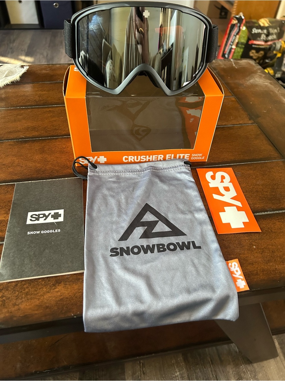 Spy snowboard goggles